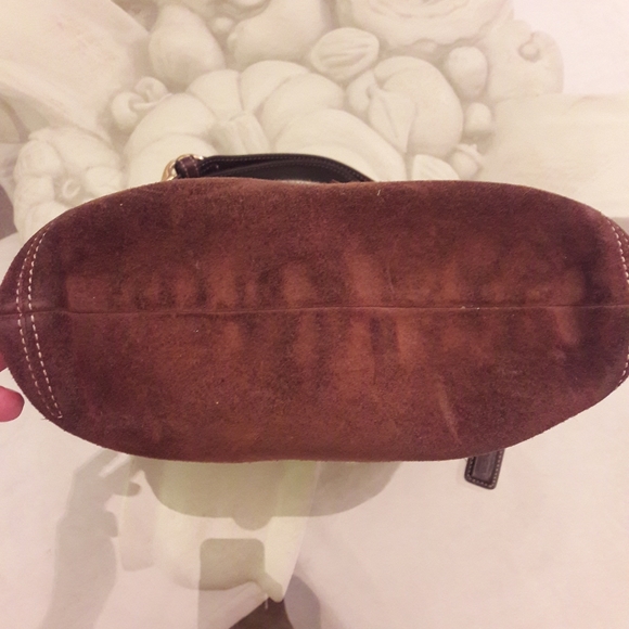 Patchwork Coach bag, with matching wristlet - Picture 4 of 8